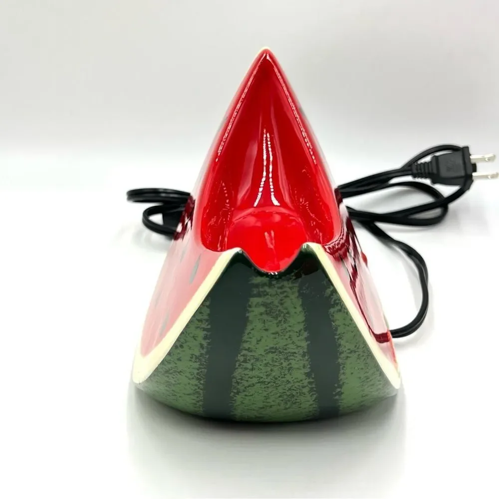 Retired Scentsy‎ Wax Warmer Electric Watermelon Slice Full Size Clean Summer